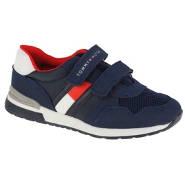 Tommy Hilfiger Low Cut Velcro Sneaker Jr T1B4-30481-0732800 marine blå
