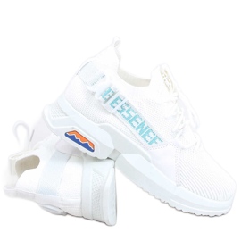 Hiral White sokker sportssko hvid