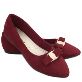 Dameballerinaer Janya Wine Red rød