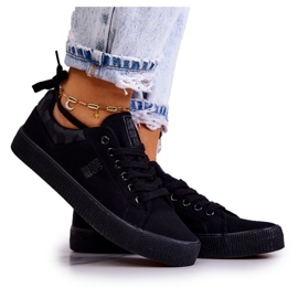 Lave sneakers til kvinder Big Star JJ274563 Sort