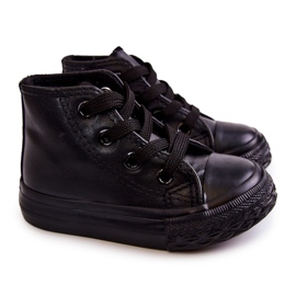 Høje børnesneakers Black Marney sort