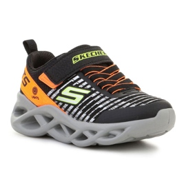 Skechers S Lights 401650L-BKOR sko sort