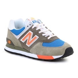 Sko New Balance M ML574LA2 blå grå
