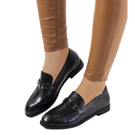 Sorte Genovese loafers til kvinder