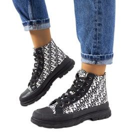 Sorte Chester damesneakers