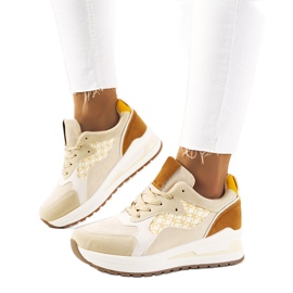 Eryn beige sneakers til kvinder