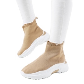 Brune high-top sneakers