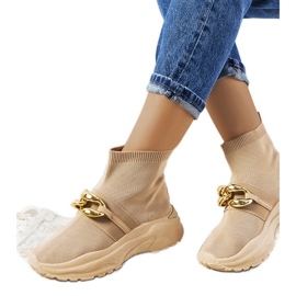 Brune high-top sneakers