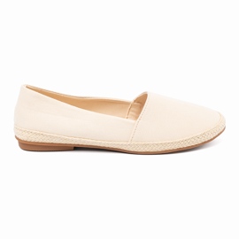 Ideal Shoes Klassiske Espadriller beige