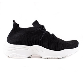 Renda Sorte sneakers med snøre