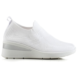 TRENDI Wedge Slip-On sneakers hvid