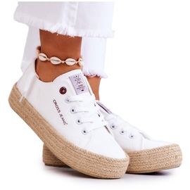 Big Star Sportssko Espadriller Cross Jeans JJ2R4005C Hvid