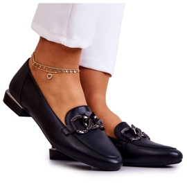 Dame loafers Sergio Leone MK739 Sort