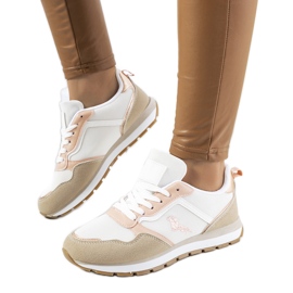 Fiorenti beige sneakers til kvinder