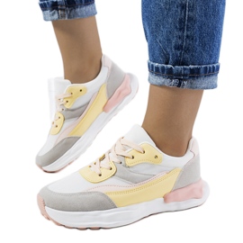 Gule Pagnotto damesneakers lyserød