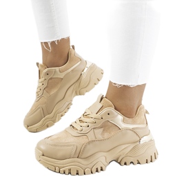 Livorno brune sneakers til kvinder