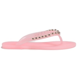 Vices Flip-flops med ornamenter skruestik lyserød