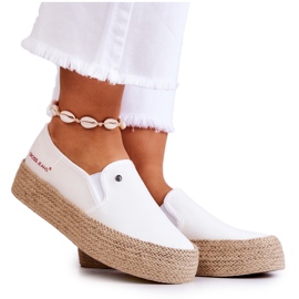 Kvinders Espadrilles On The Platform Cross Jeans JJ2R4013C Hvid