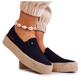 Kvinders Espadriller On The Platform Cross Jeans JJ2R4015C Sort