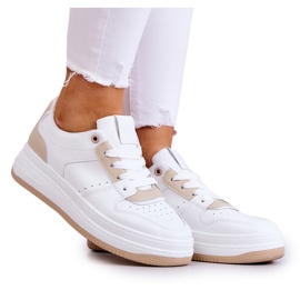 FG2 Sportssko til kvinder hvid og beige New Haven