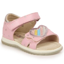 Velcro sandaler S. Barski Jr. OLI152B pink lyserød