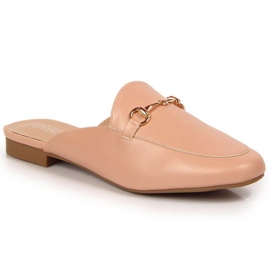 Lukkede hjemmesko med Vinceza ornament W JAN103B pink lyserød