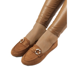 Brune dame loafers fra Leila