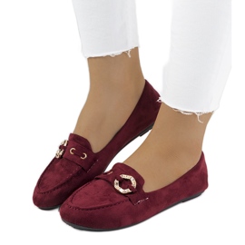 Rødbrune dame loafers fra Leila