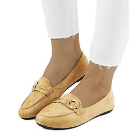 Beige Leila loafers til kvinder