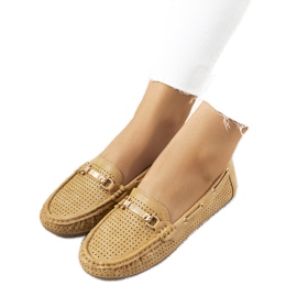 Beige brune Townley loafers til kvinder
