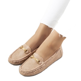 Townley pink loafers til kvinder beige