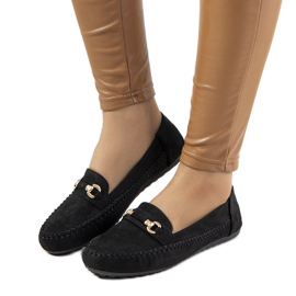 Sorte loafers til kvinder fra Imogen