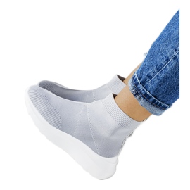 Grå high-top sneakers fra Jennifer