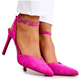 FB2 Ruskindsspændehæle Fuchsia Kharen lyserød