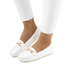 Hvide Petterd dame loafers