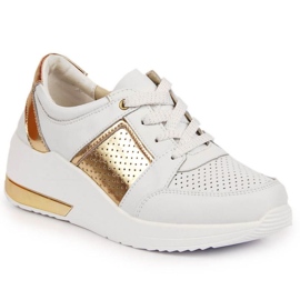 Wedge sneakers S. Barski W OLI162B hvid