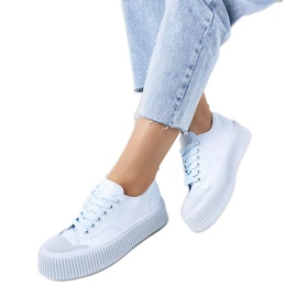 Moises blå damesneakers