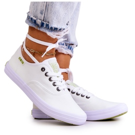 Lette damesneakers Big Star JJ274260 Hvid