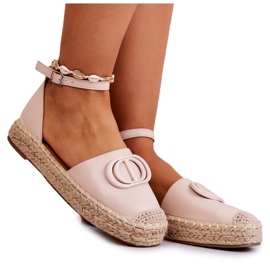 FE1 Espadriller Med Lys Beige Nells Dekoration