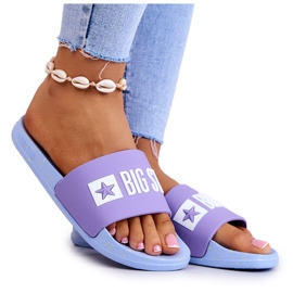 Dame hjemmesko Big Star JJ274A525 Violet-Blue