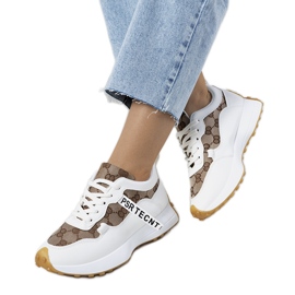 Hvide Bommel sneakers til kvinder