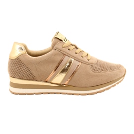 M.Daszyński Sportssko til kvinder Beige MR2169