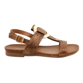 M.Daszyński Złote Kołko Daszyński MR1958-10 sandaler, brunmetaliseret