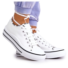S.Barski Kvinders hvide Menifee sneakers