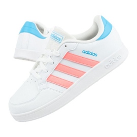 Adidas Breaknet W GY6015 sko hvid blå lyserød