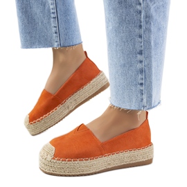 Rhianne orange espadriller til kvinder