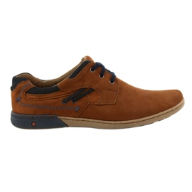 KOMODO Casual herresko 861L DK.Camel brun