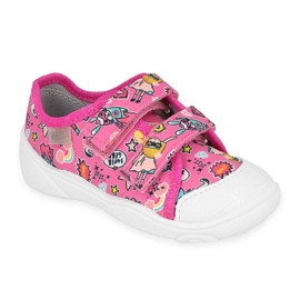 Befado Pink Children's Sneakers 907p148 Farverige mønstre lyserød