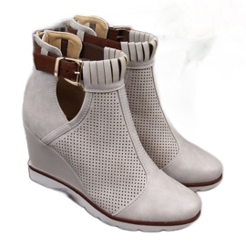 Gennembrudte kile sneakers Filippo W PAW117A beige