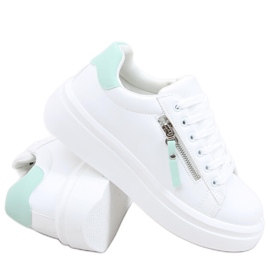 Damesneakers Lerato HVID / GRØN